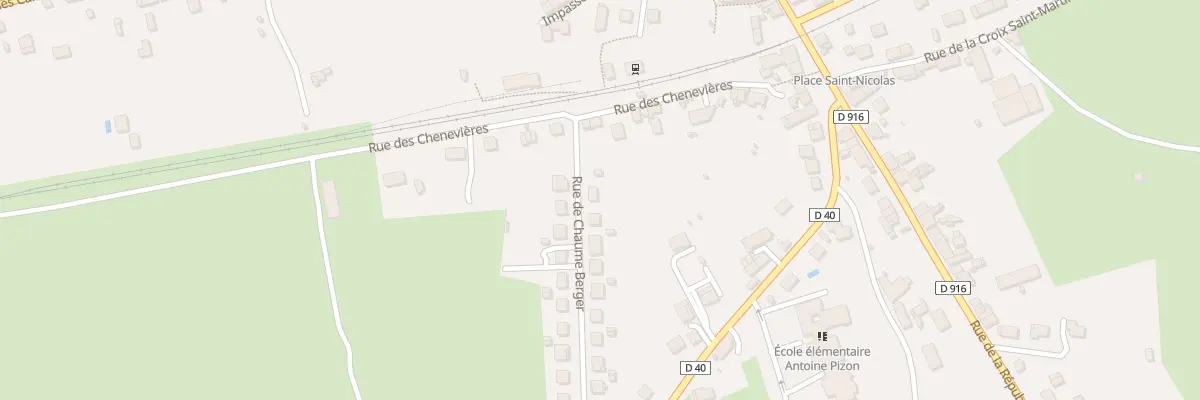 Plan du 1 Rue de la Chaume Berger à Huriel