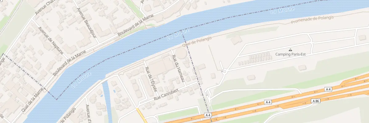 Plan du 3 Rue du Hameau à Joinville-le-Pont