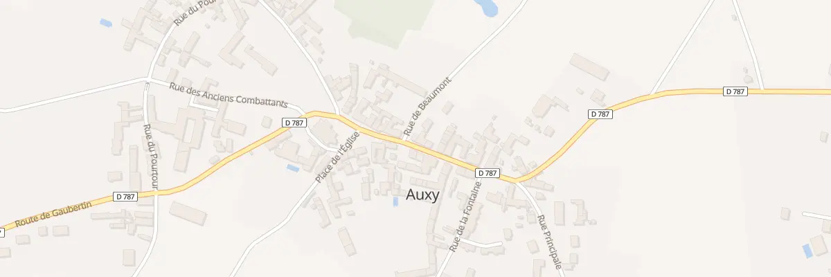 Plan du 34 Rue Principale à Auxy