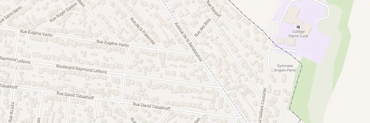 Plan du 94 Rue Eugène Varlin à Goussainville