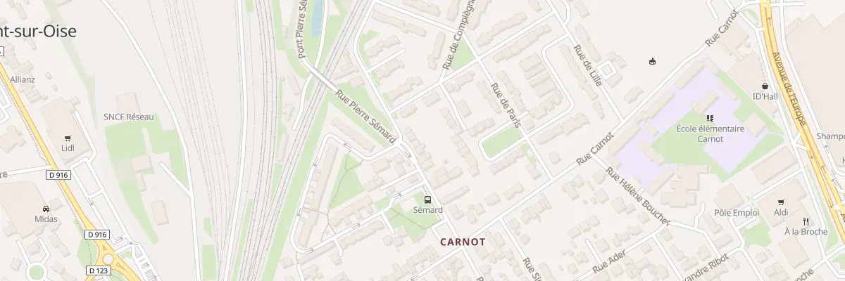 Plan du 64 Rue Demagnez à Nogent-sur-Oise