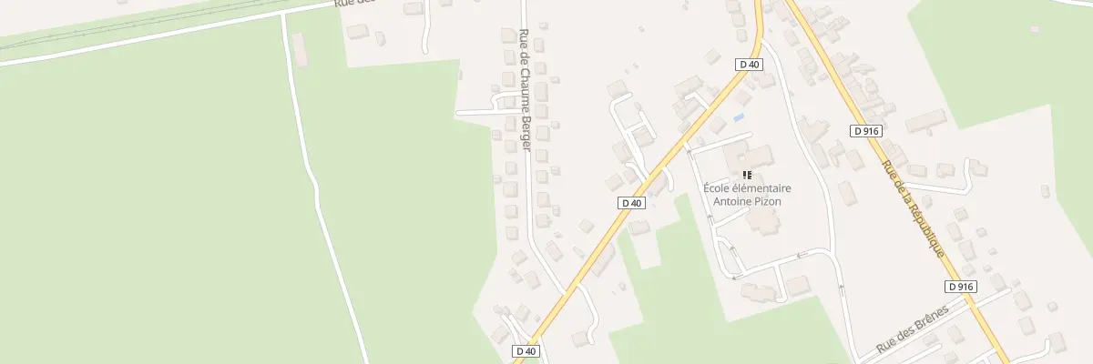 Plan du 13 Rue de la Chaume Berger à Huriel