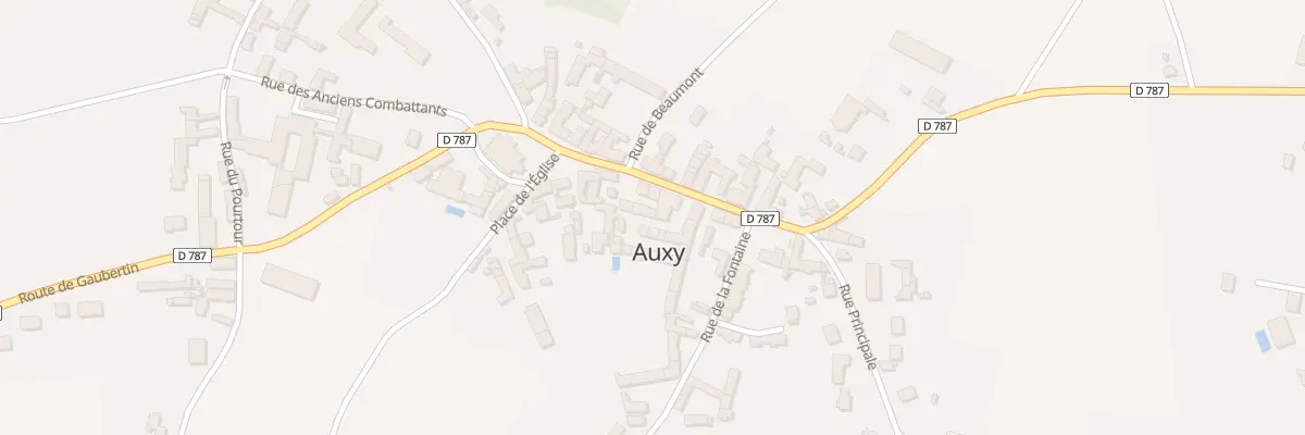 Plan du 25A Rue Principale à Auxy