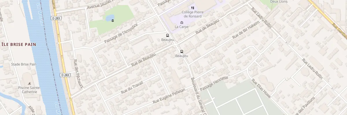 Plan du 40T Bd du Général Giraud à Saint-Maur-des-Fossés