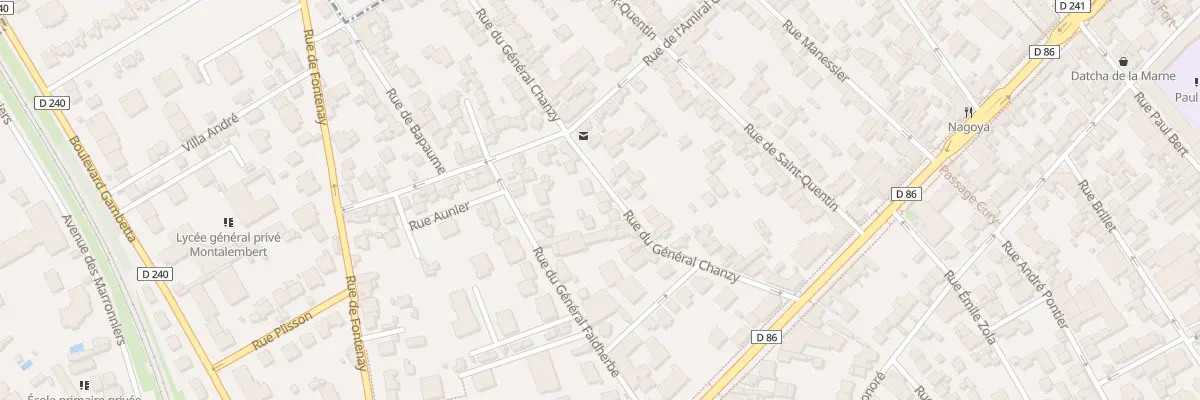 Plan du 27 Rue General Chanzy à Nogent-sur-Marne