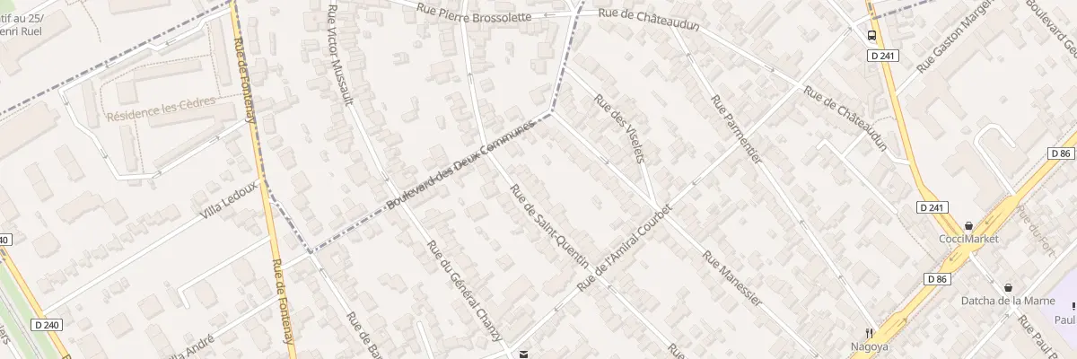 Plan du 66 Rue de Saint-Quentin à Nogent-sur-Marne