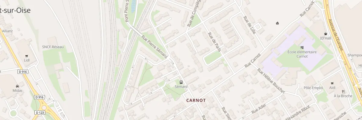 Plan du 62 Rue Demagnez à Nogent-sur-Oise
