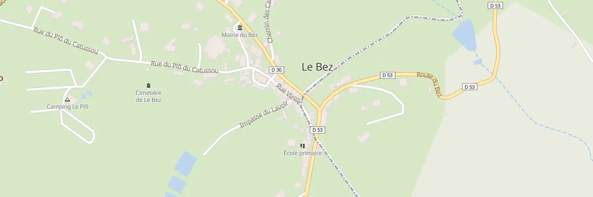 Plan du 5 Rte du Ventadou au Bez