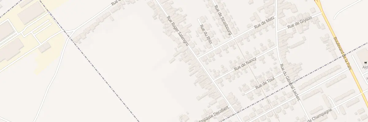 Plan du 198 Rue Roger Salengro à Auchel