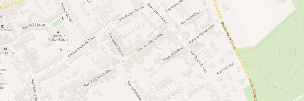 Plan du 96 Rue Séraphin Cordier à Auchel