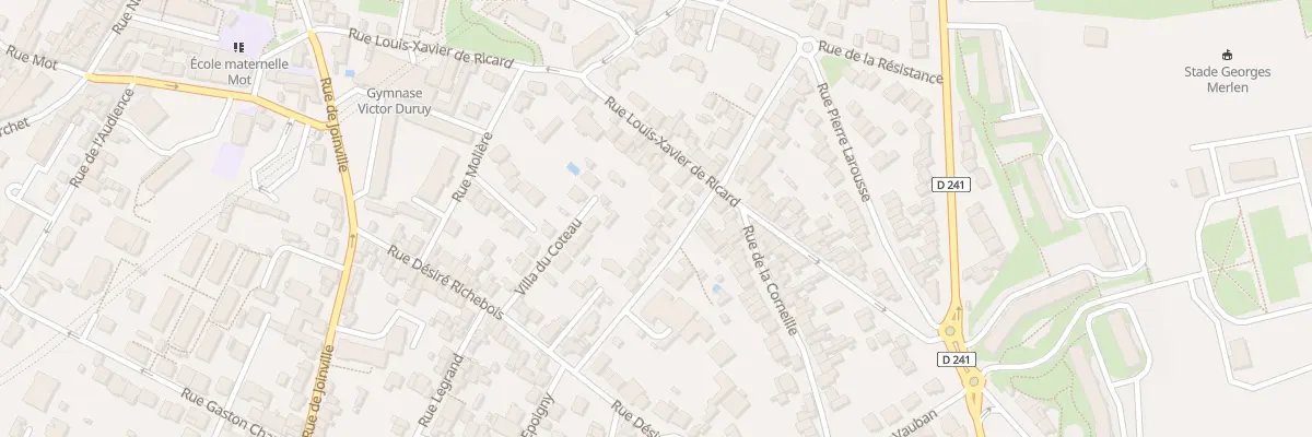 Plan du 40B Rue Louis-Xavier de Ricard à Fontenay-sous-Bois