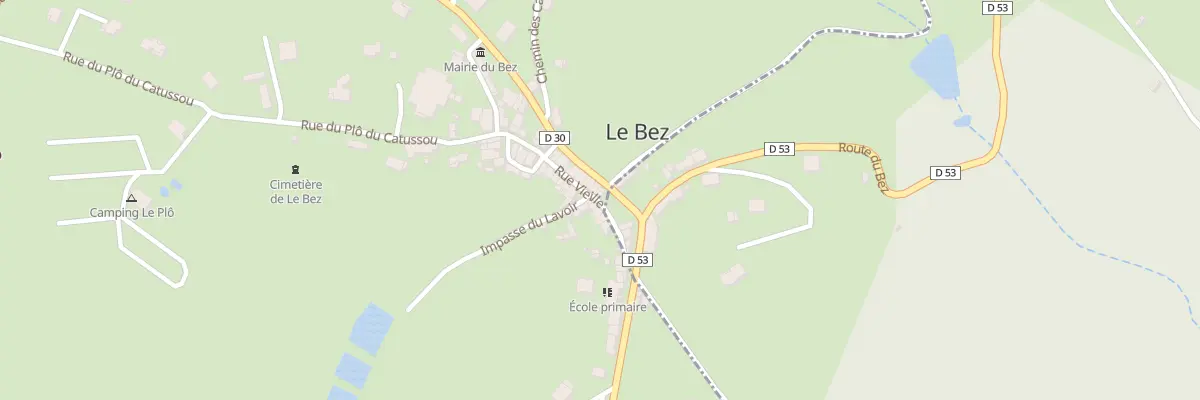 Plan du 3 Rte du Ventadou au Bez