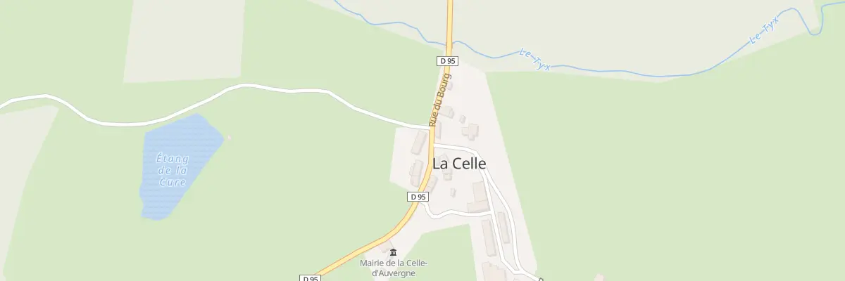 Plan du 5004 Le Bourg à La Celle