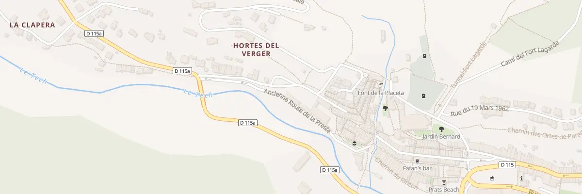 Plan du 6 Art Ancienne Rte de la Preste à Prats-de-Mollo-la-Preste