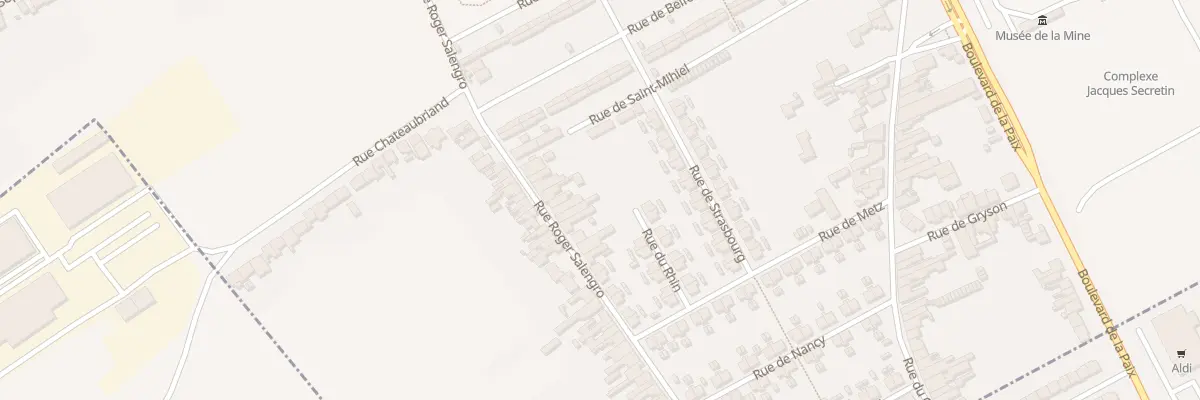 Plan du 167 Rue Roger Salengro à Auchel