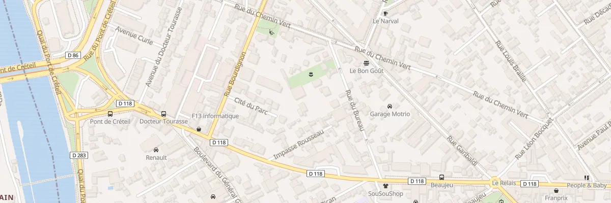 Plan du 8T Rue du Bureau à Saint-Maur-des-Fossés