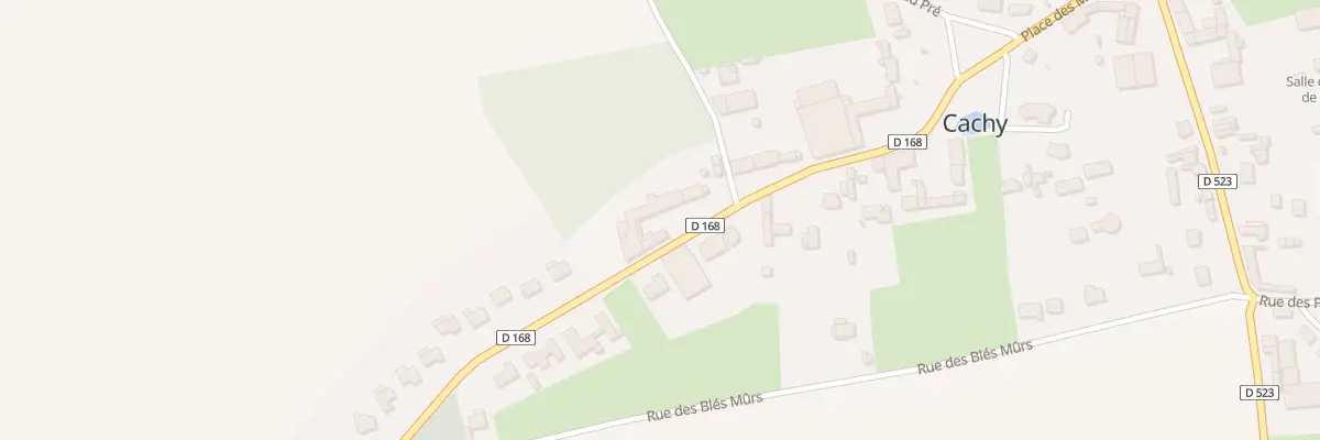 Plan du 16 Rue Anatole Jouancoux à Cachy