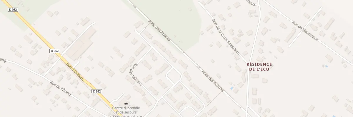 Plan du 38 Rue des Aulnes à Ouzouer-sur-Loire