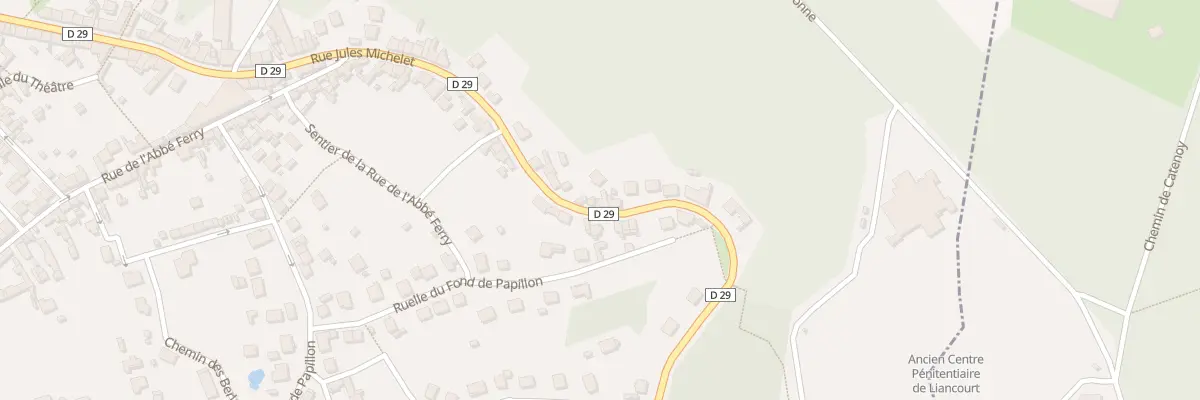 Plan du 861 Rue Jules Michelet à Liancourt