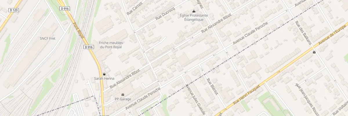 Plan du 36 Rue Alexandre Ribot à Nogent-sur-Oise