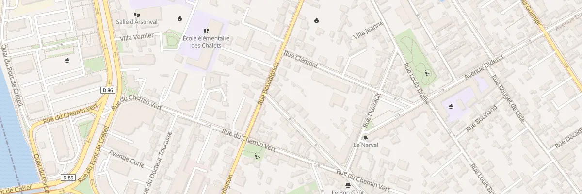 Plan du 5 Rue Garibaldi à Saint-Maur-des-Fossés