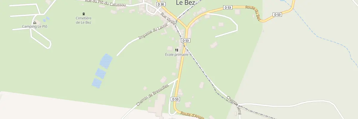 Plan du 16 Rte d’Anglès au Bez