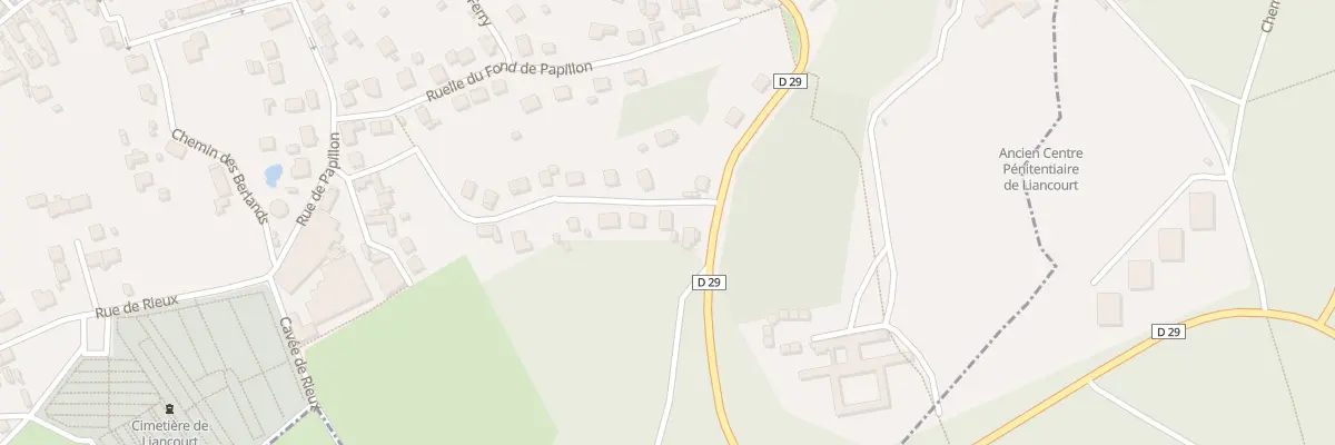 Plan du 215 Che du Bois Rouge à Liancourt