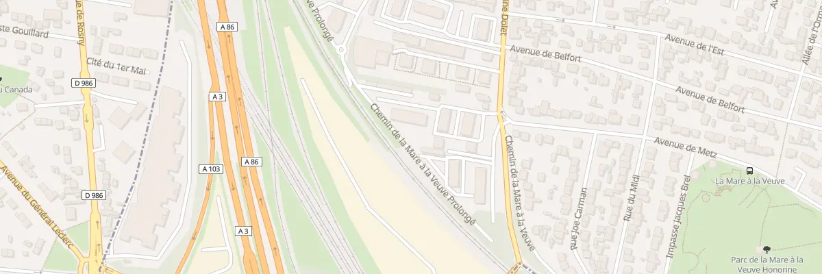 Plan du 52 Rue Etienne Dolet à Bondy