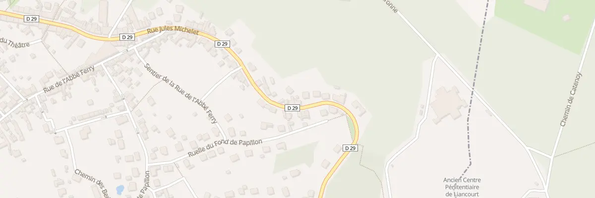 Plan du 877 Rue Jules Michelet à Liancourt