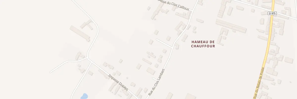 Plan du 151 Rue du Clos Lambert à Auxy