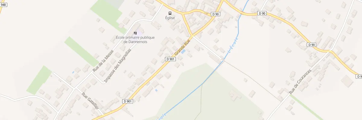 Plan du 7 Gr Grande Rue à Dannemois