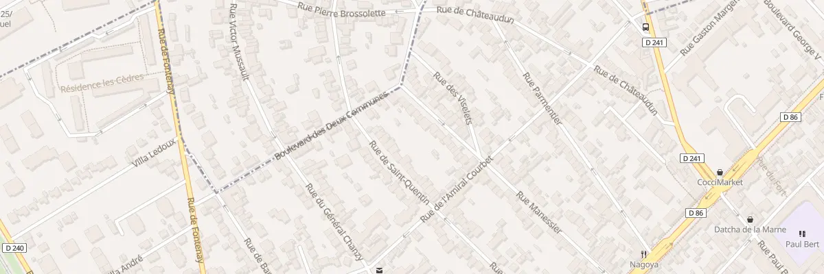 Plan du 60 Rue de Saint-Quentin à Nogent-sur-Marne