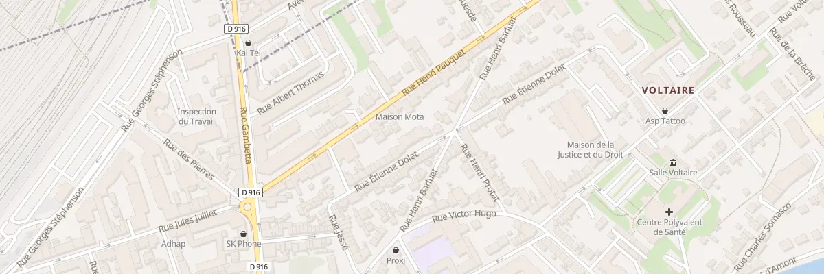 Plan du 64 Rue Etienne Dolet à Creil