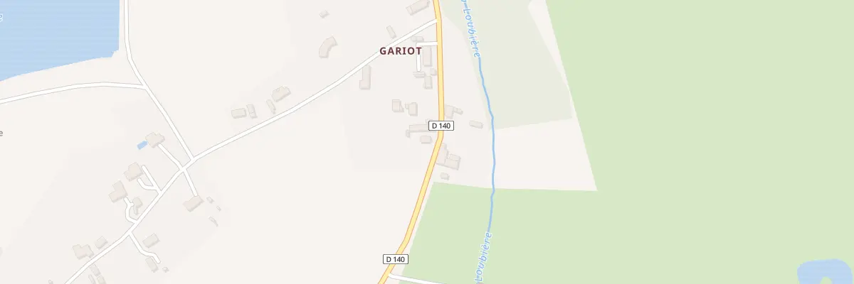 Plan du 13 Gariot à Faverdines