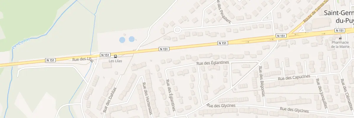 Plan du 30 Rue des Eglantines à Saint-Germain-du-Puy