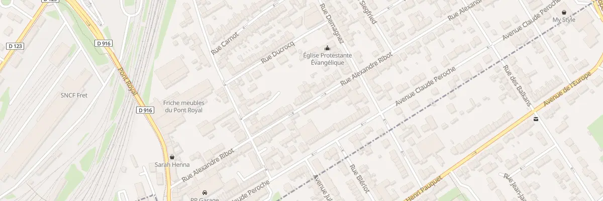 Plan du 39 Rue Alexandre Ribot à Nogent-sur-Oise
