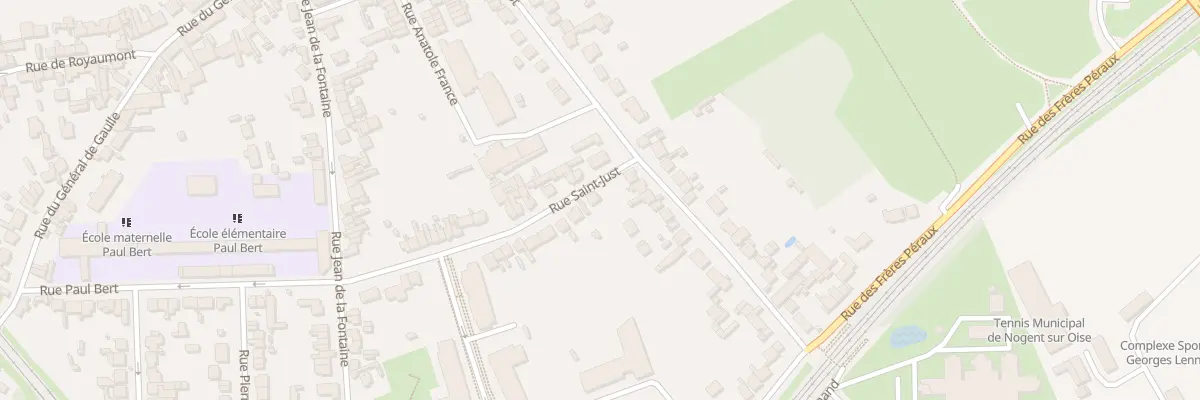 Plan du 22 Rue Saint-Just à Nogent-sur-Oise