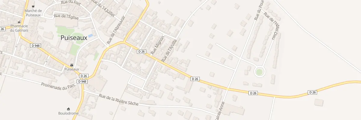Plan du 19 Vc Saint Pere à Puiseaux