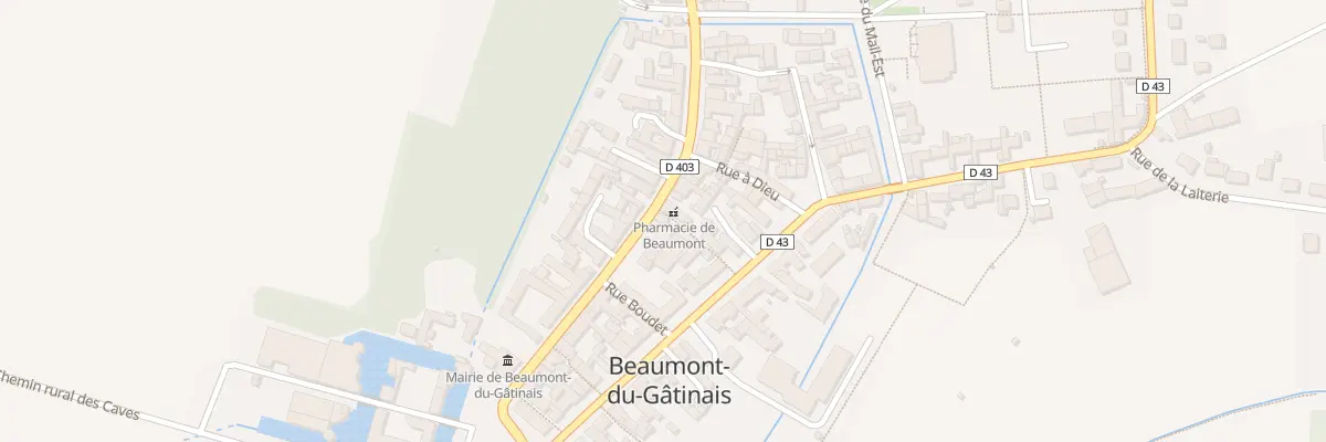 Plan du 24 Rue Montgaudier à Beaumont-du-Gâtinais
