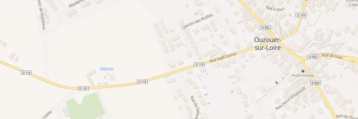 Plan du 260 Rue Sadi Carnot à Ouzouer-sur-Loire