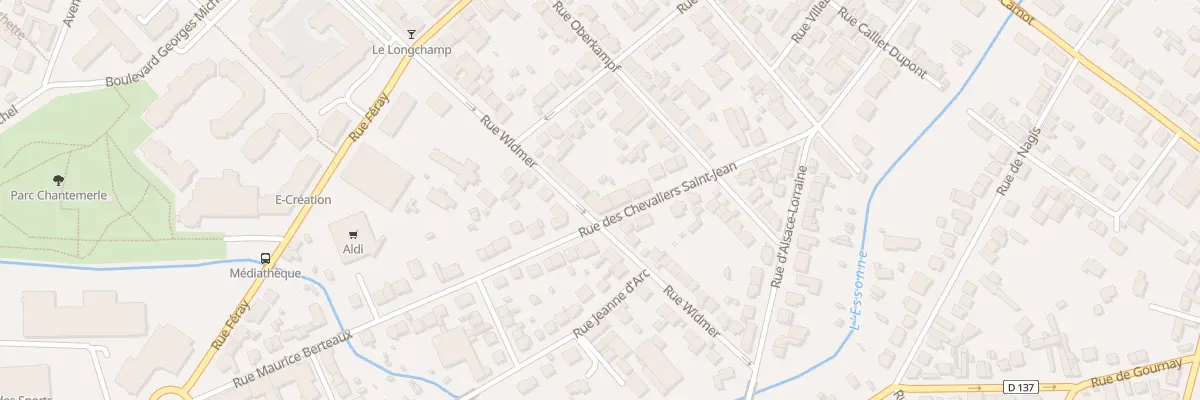 Plan du 22 Rue Chevaliers Saint Jean à Corbeil-Essonnes