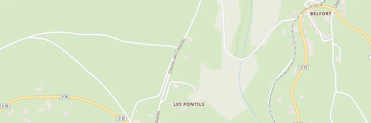 Plan du 20 Che des Cabanes au Bez