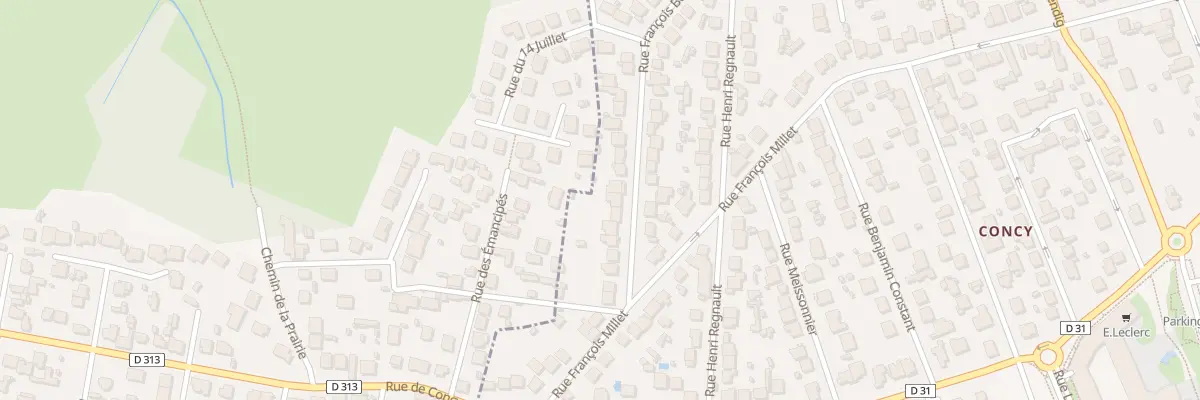 Plan du 15 Rue Francois Boucher à Yerres