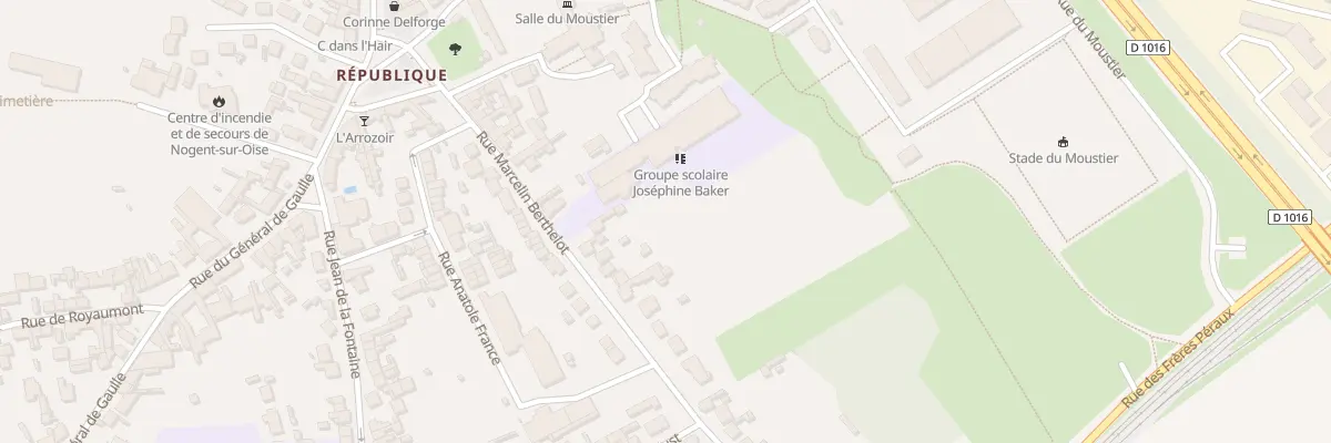 Plan du 13 Rue Marcelin Berthelot à Nogent-sur-Oise