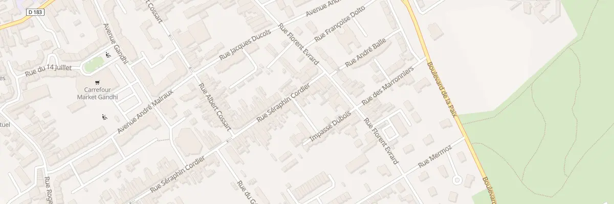 Plan du 106 Rue Séraphin Cordier à Auchel