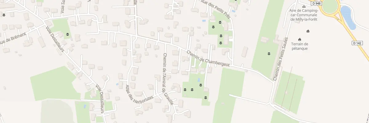 Plan du 12 Che de Chambergeot à Milly-la-Forêt