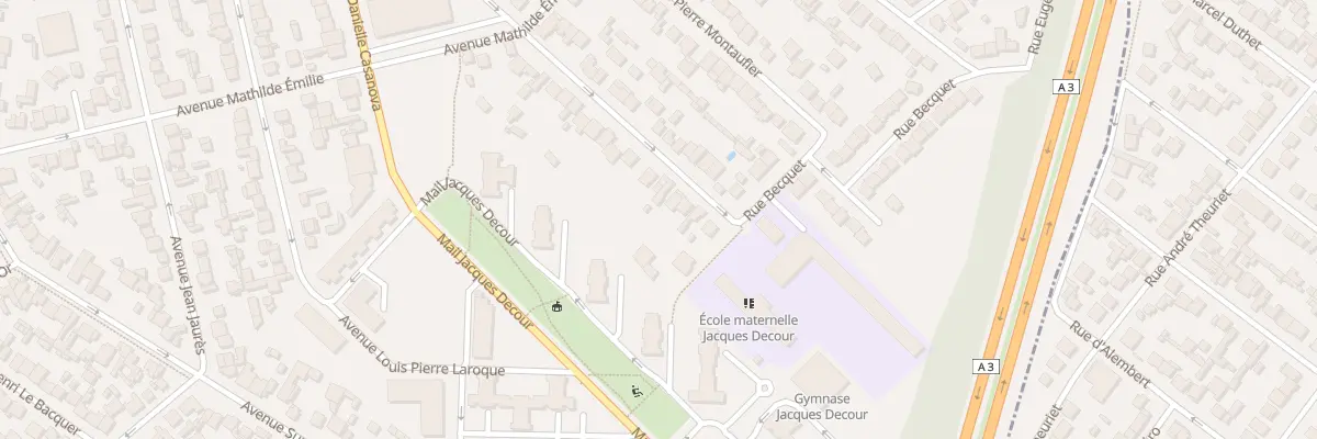 Plan du 52 Av Louise Michel au Blanc-Mesnil