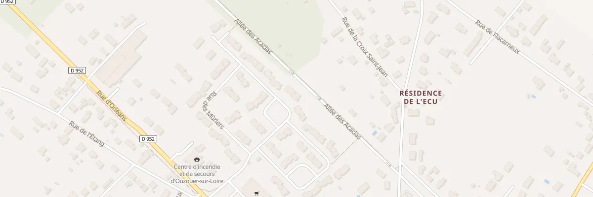 Plan du 34 Rue des Aulnes à Ouzouer-sur-Loire