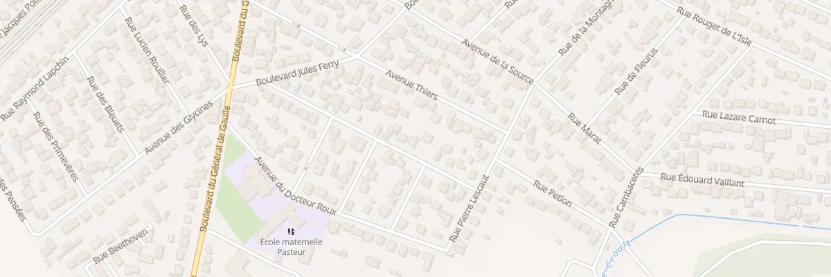 Plan du 23 Av Gambetta à Goussainville