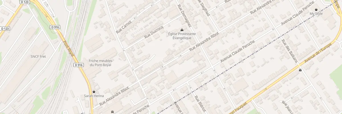 Plan du 45 Rue Alexandre Ribot à Nogent-sur-Oise